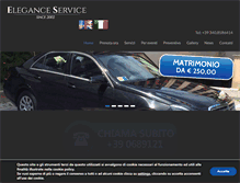 Tablet Screenshot of eleganceservice.com